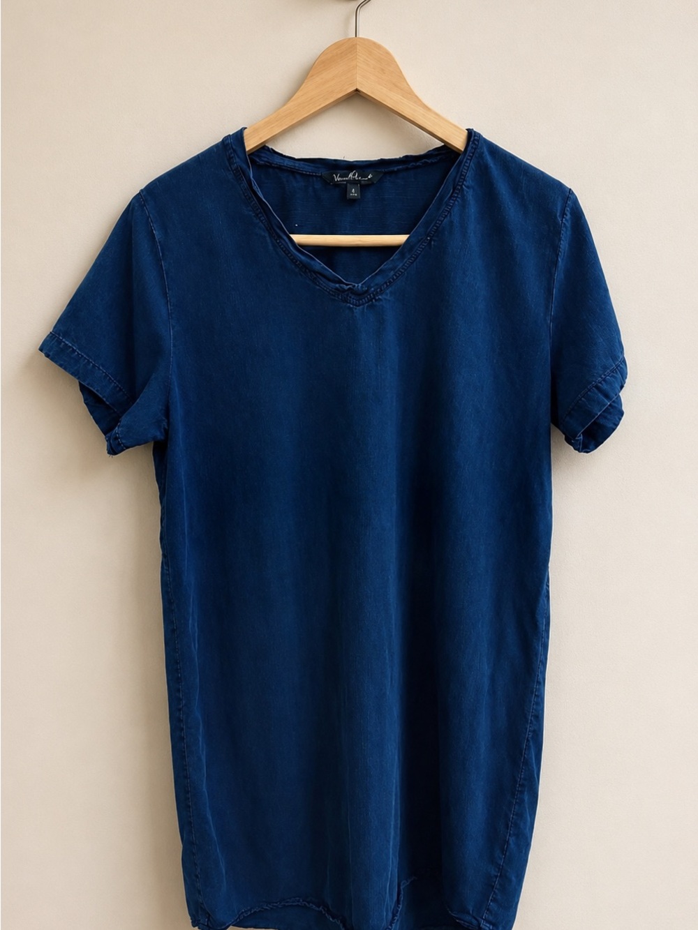 Velvet Heart Navy Blue Casual Tunic Dress Size Large